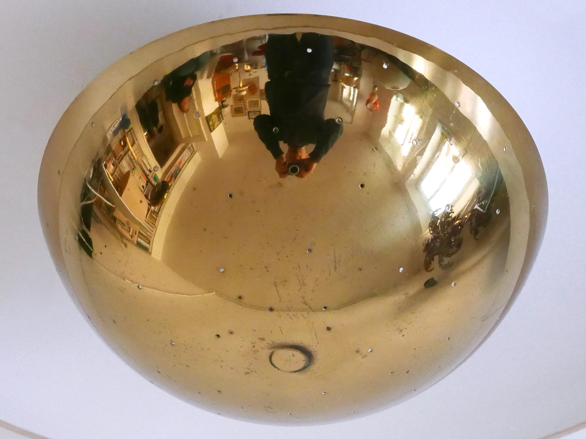 Elegant Mid-Century Ceiling Fixture or Sconce by Bünte & Remmler Germany 1950s For Sale 11