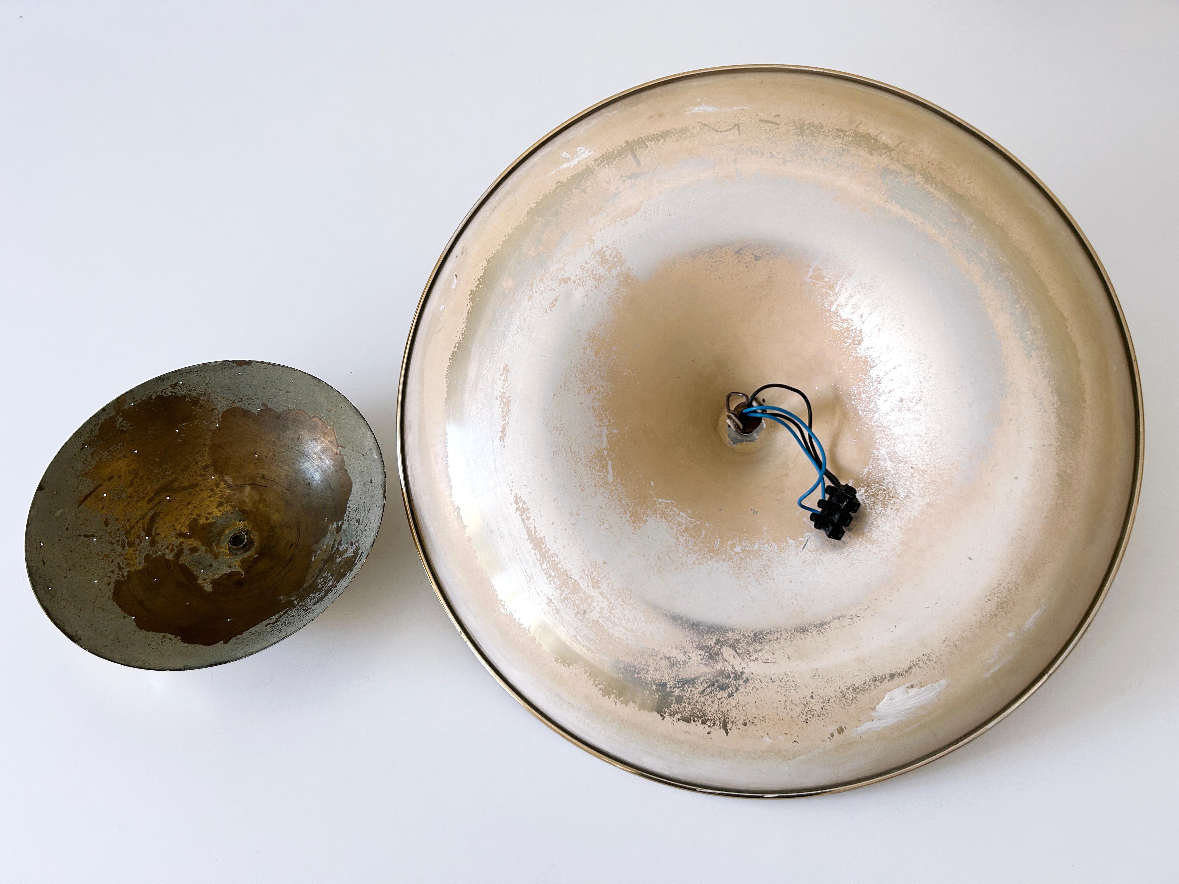 Elegant Mid-Century Ceiling Fixture or Sconce by Bünte & Remmler Germany 1950s For Sale 12