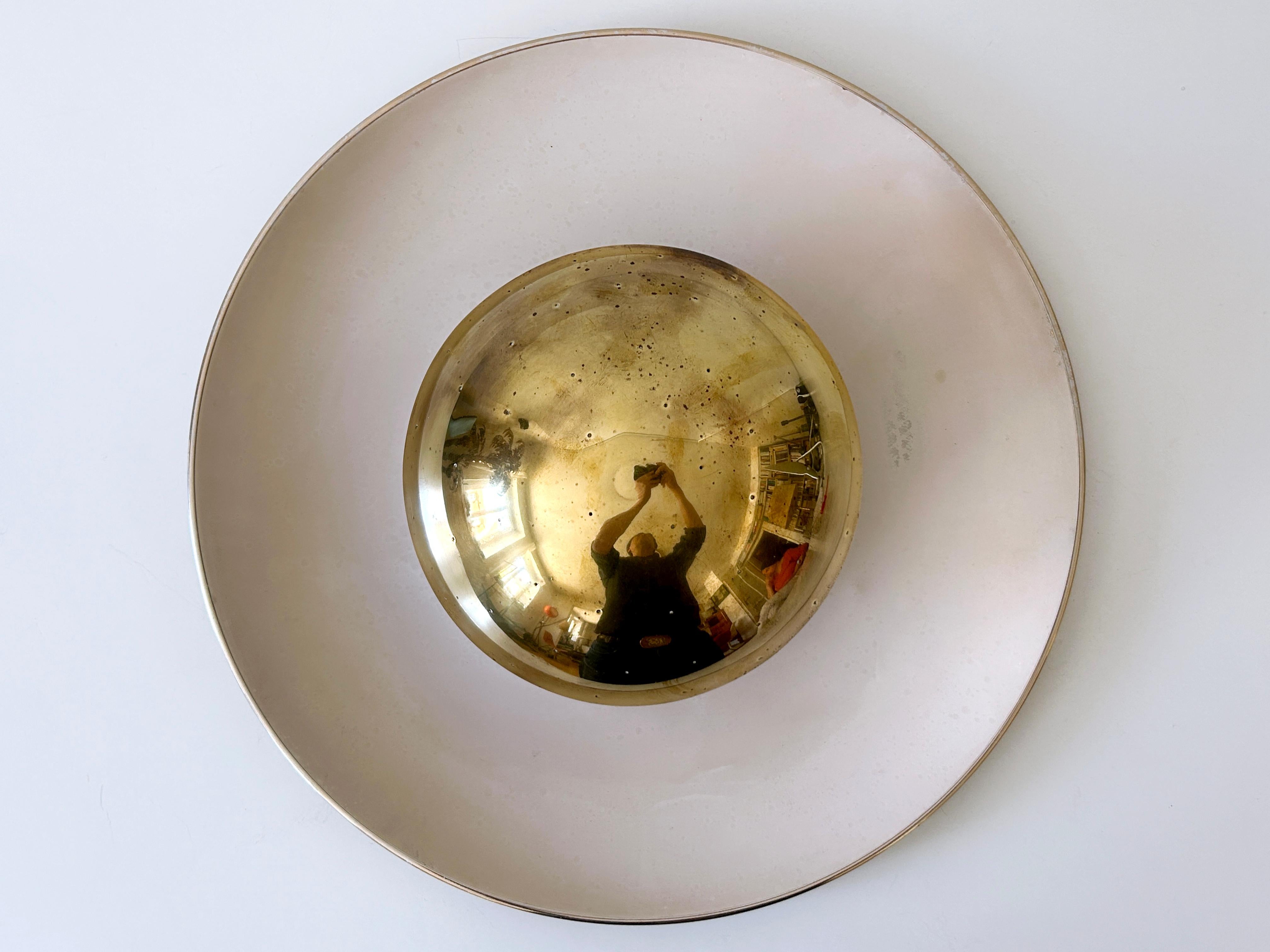Mid-Century Modern Elegant Mid-Century Ceiling Fixture or Sconce by Bünte & Remmler Germany 1950s For Sale