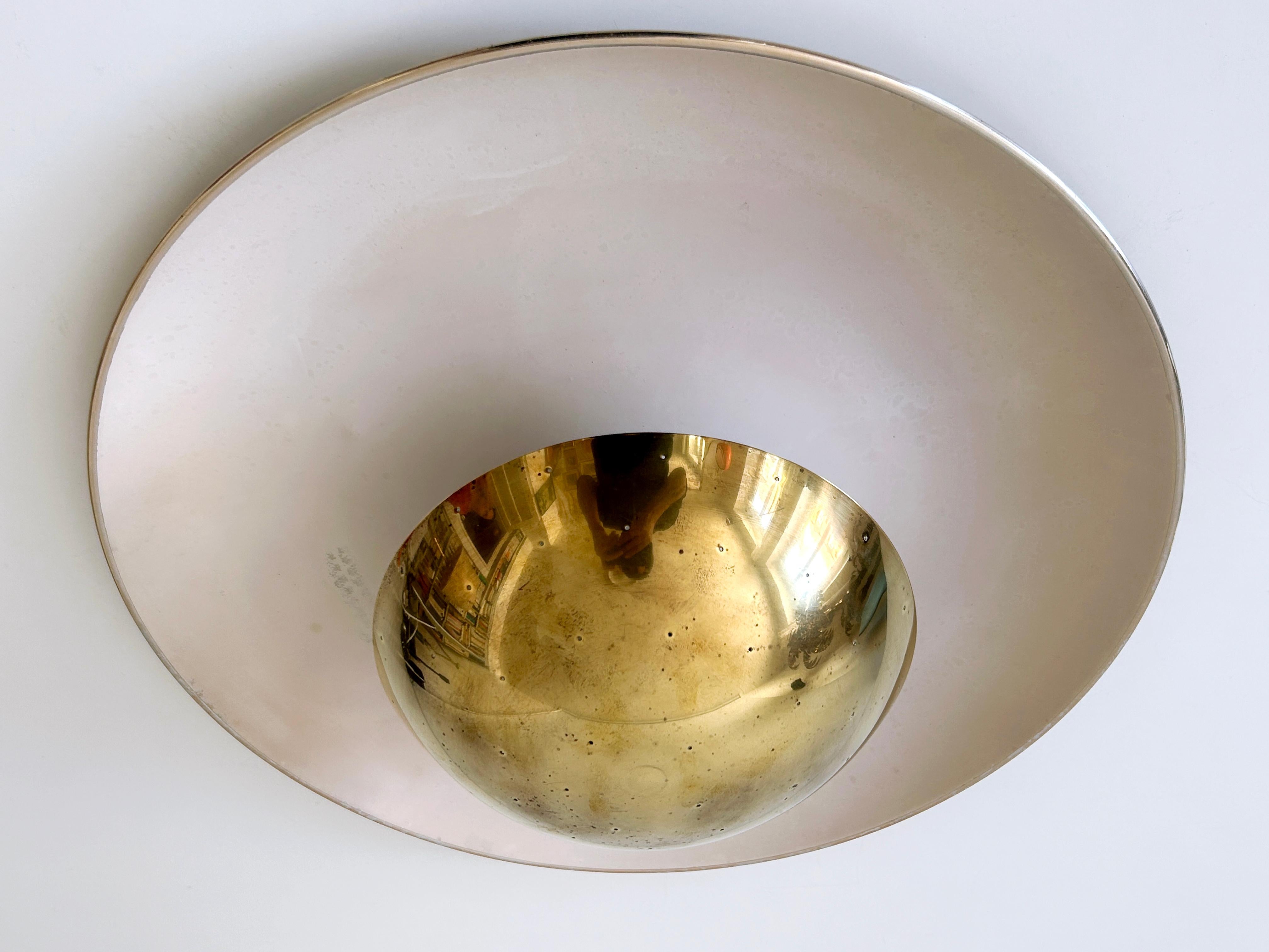 Mid-20th Century Elegant Mid-Century Ceiling Fixture or Sconce by Bünte & Remmler Germany 1950s For Sale