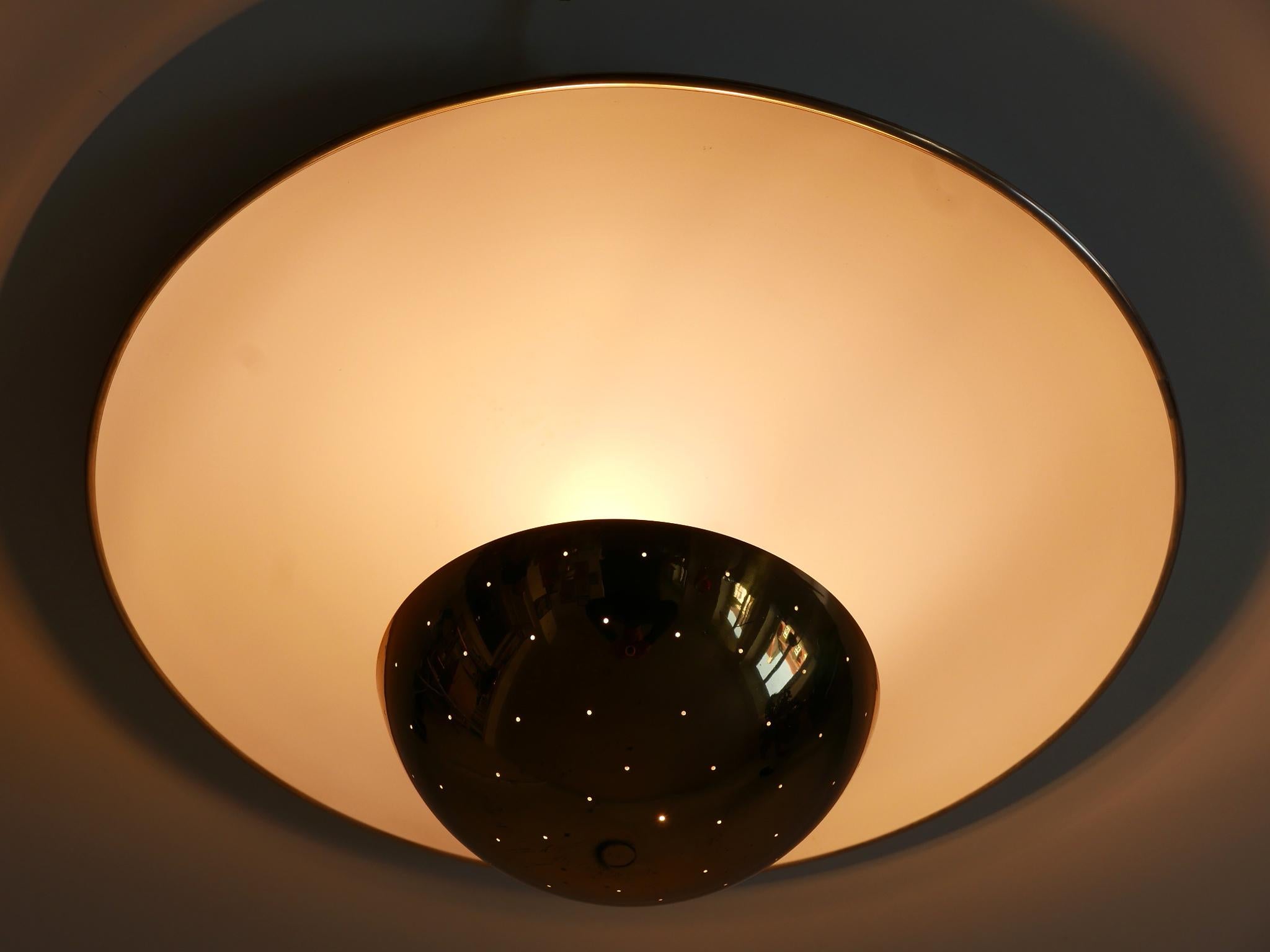 Elegant Mid-Century Ceiling Fixture or Sconce by Bünte & Remmler Germany 1950s For Sale 1