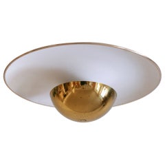 Elegant Mid-Century Ceiling Fixture or Sconce by Bünte & Remmler Germany 1950s