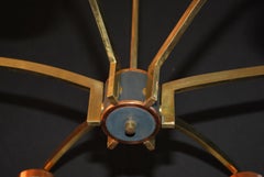 Elegant  mid century chandelier from Germany