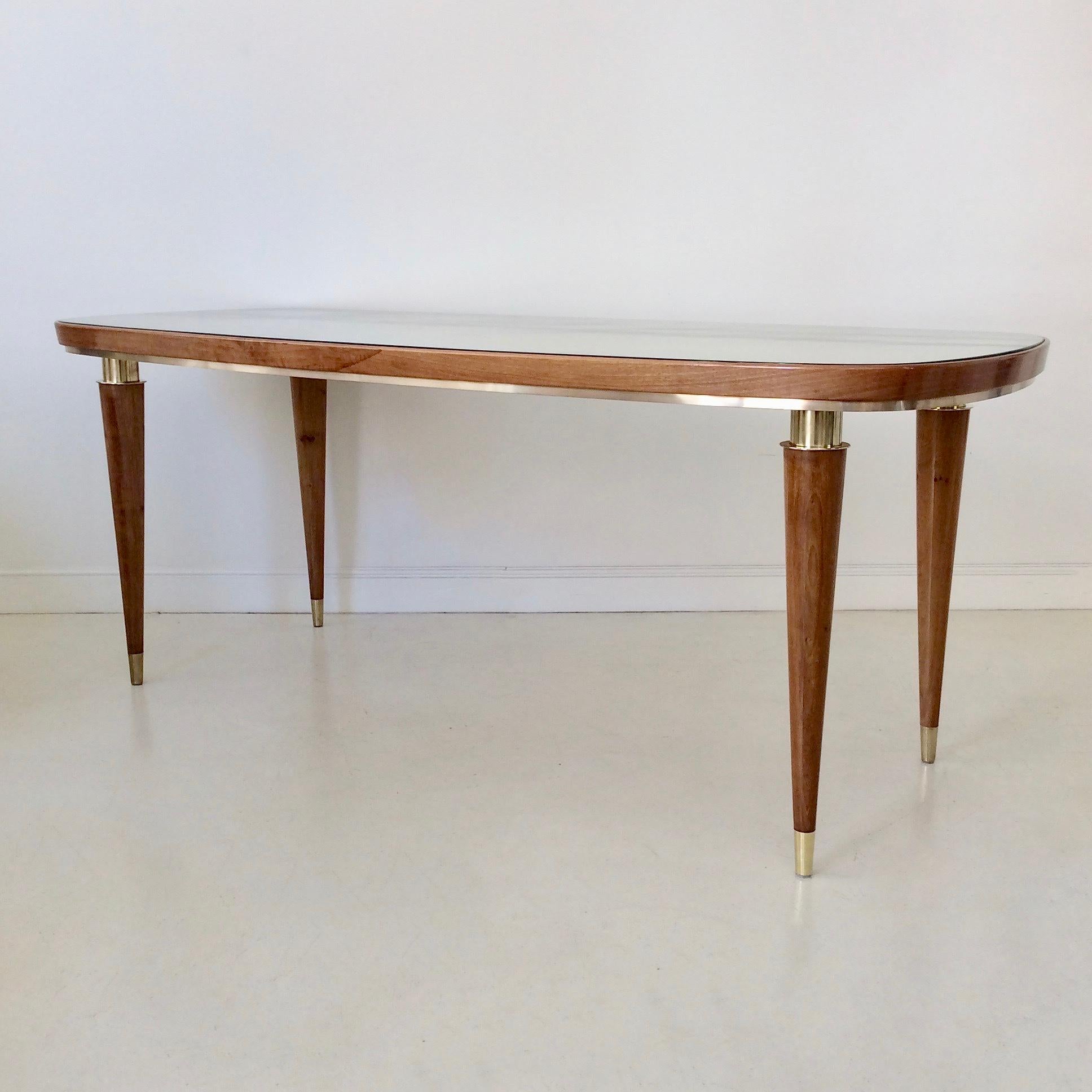 Mid-Century Modern Elegant Midcentury Console Table, circa 1950, Italy