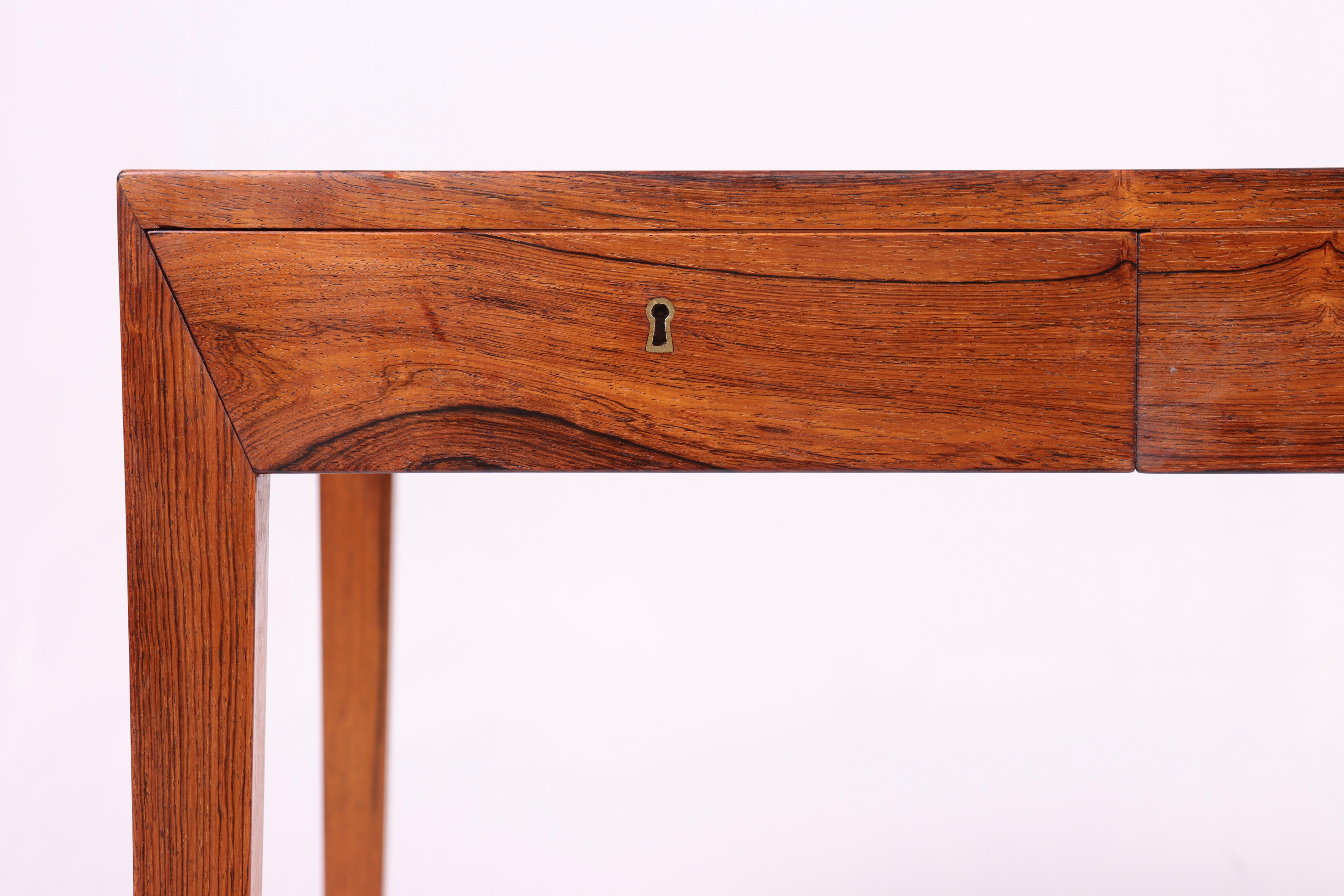 Scandinavian Modern Elegant Mid-Century Desk Designed by Severin Hansen Jr. 1950s For Sale