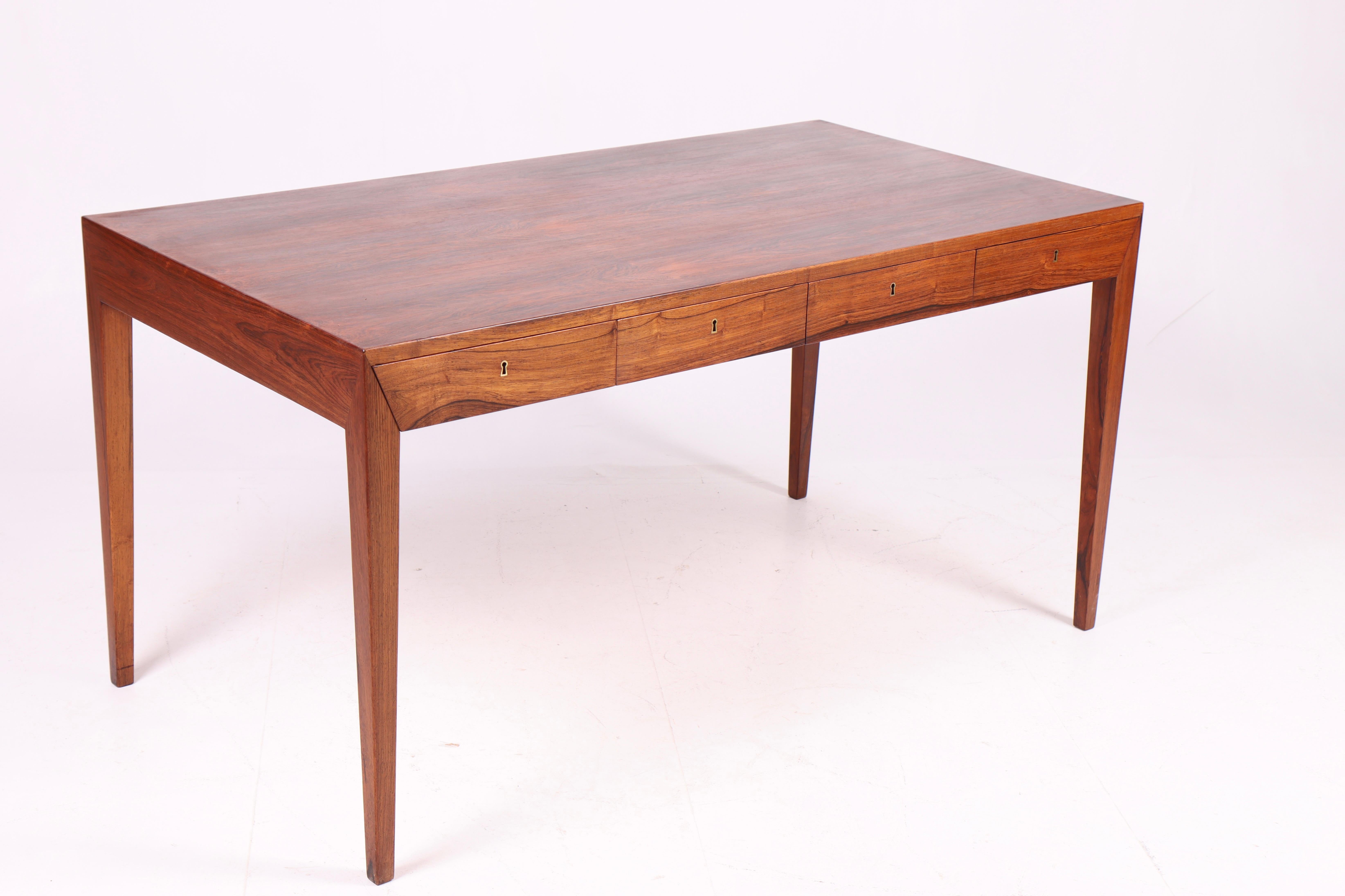 Elegant Mid-Century Desk Designed by Severin Hansen Jr. 1950s In Good Condition For Sale In Lejre, DK