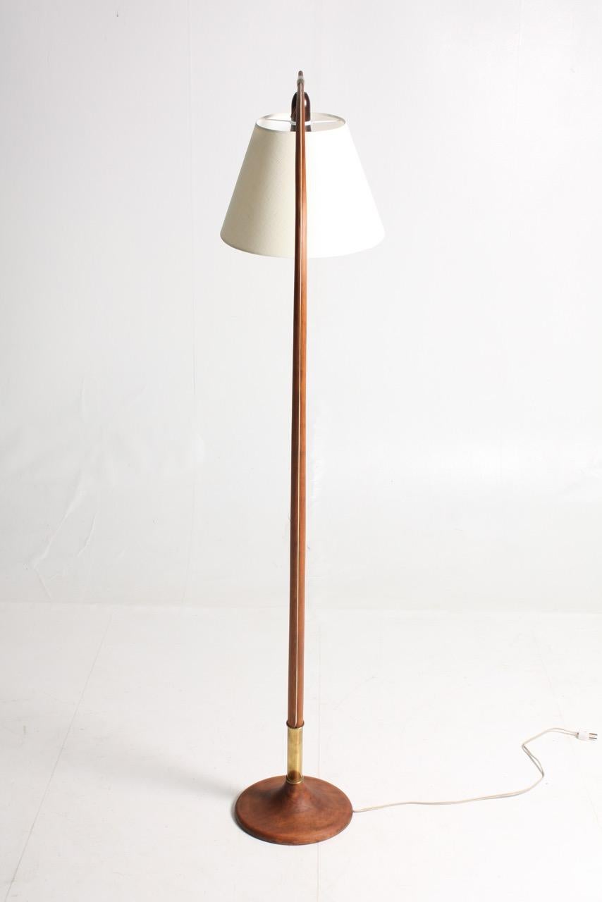 Danish Elegant Midcentury Floor Lamp by Severin Hansen, 1950s