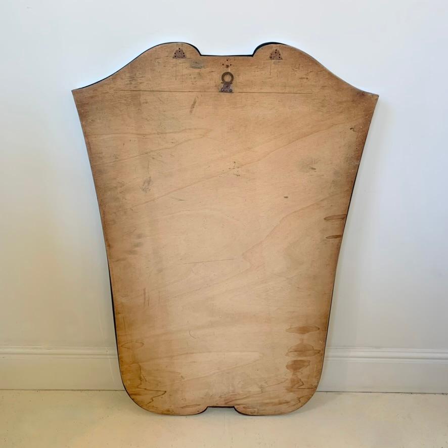 Elegance Miroir italien du milieu du siècle à cadre chromé, années 1950 en vente 9