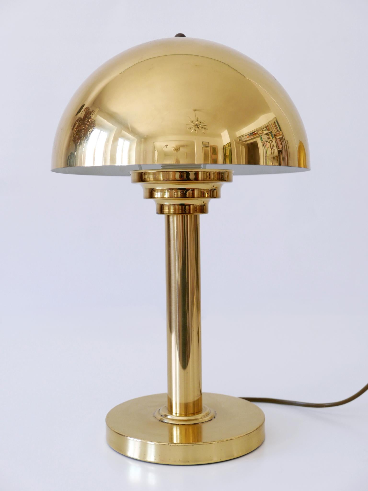 Elegant Mid-Century Modern Brass Table Lamps by WSB, Germany, 1960s For Sale 6