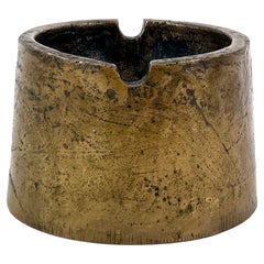 Elegant Mid Century Modern Cast Bronze Ashtray Germany 1960s