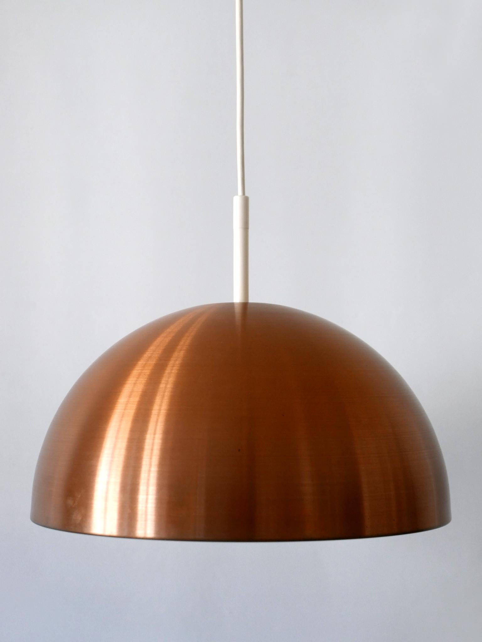 Elegante lampada a sospensione in rame della modernità di metà secolo di Staff & Schwarz, Germania, anni '60 in vendita 4