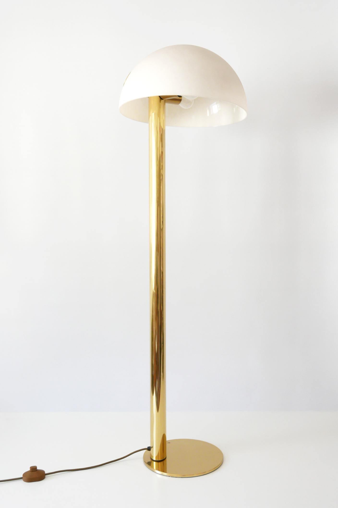 Elegant Mid-Century Modern Florian Schulz Floor Lamp 1970s Germany 5