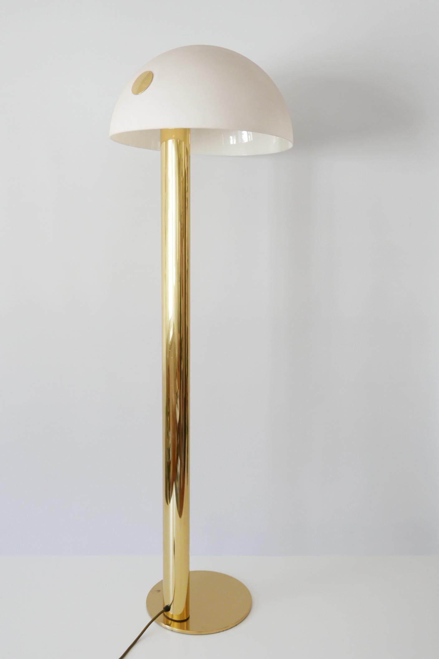 Elegant Mid-Century Modern Florian Schulz Floor Lamp 1970s Germany 6