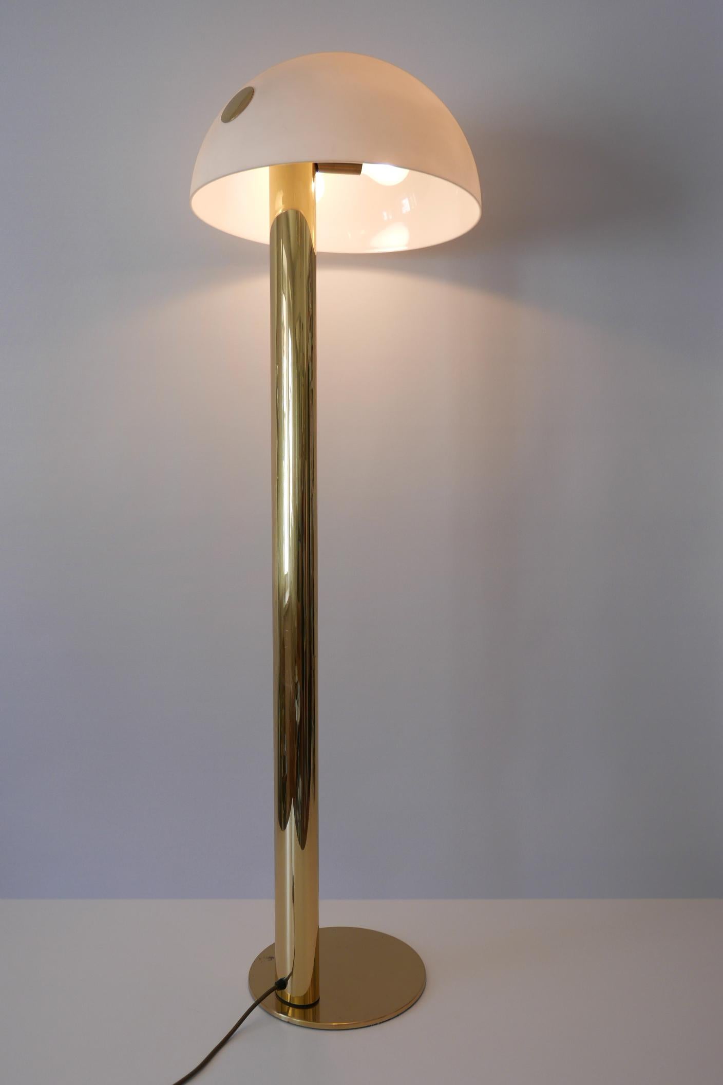 Elegant Mid-Century Modern Florian Schulz Floor Lamp 1970s Germany 7