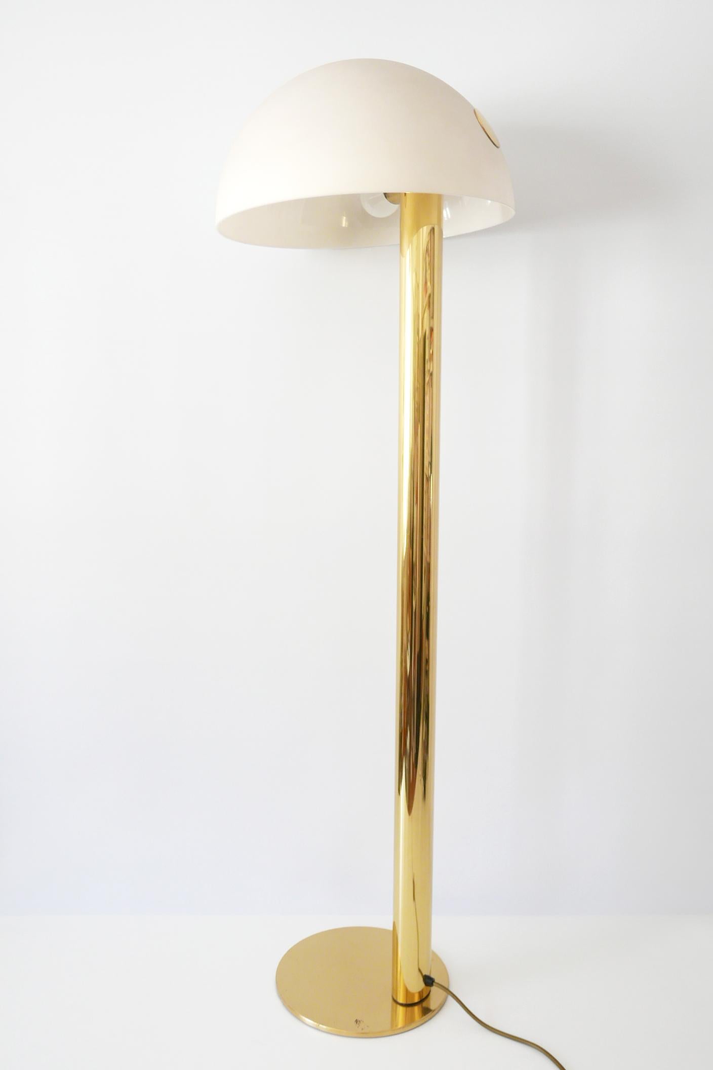 Elegant Mid-Century Modern Florian Schulz Floor Lamp 1970s Germany 9