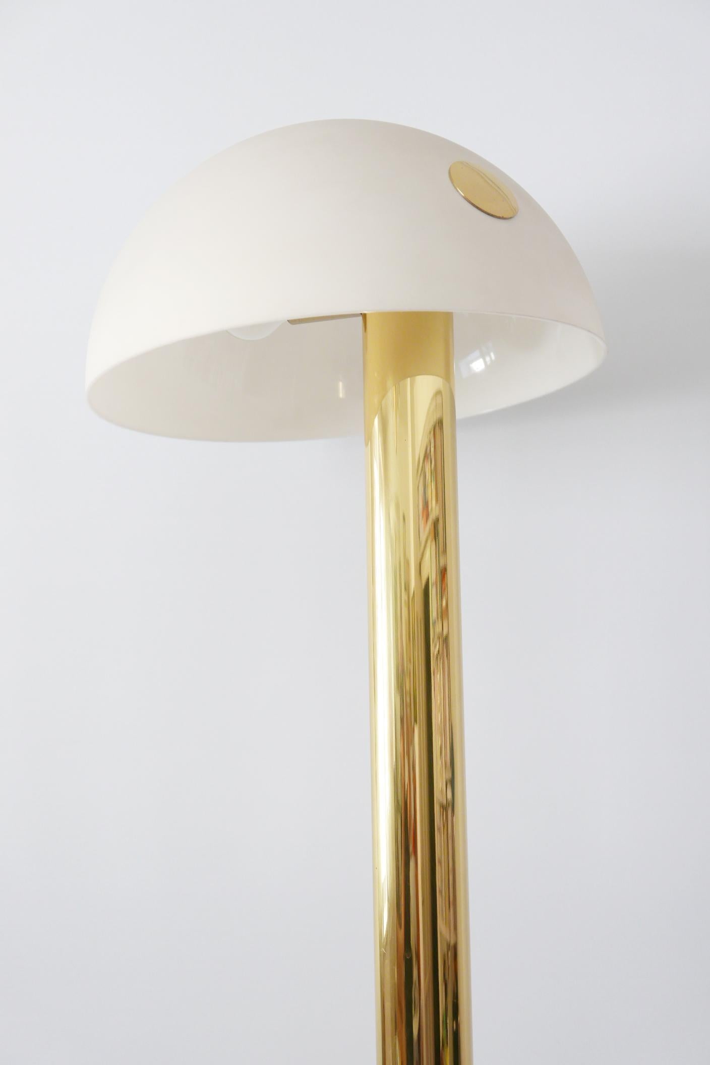Brass Elegant Mid-Century Modern Florian Schulz Floor Lamp 1970s Germany