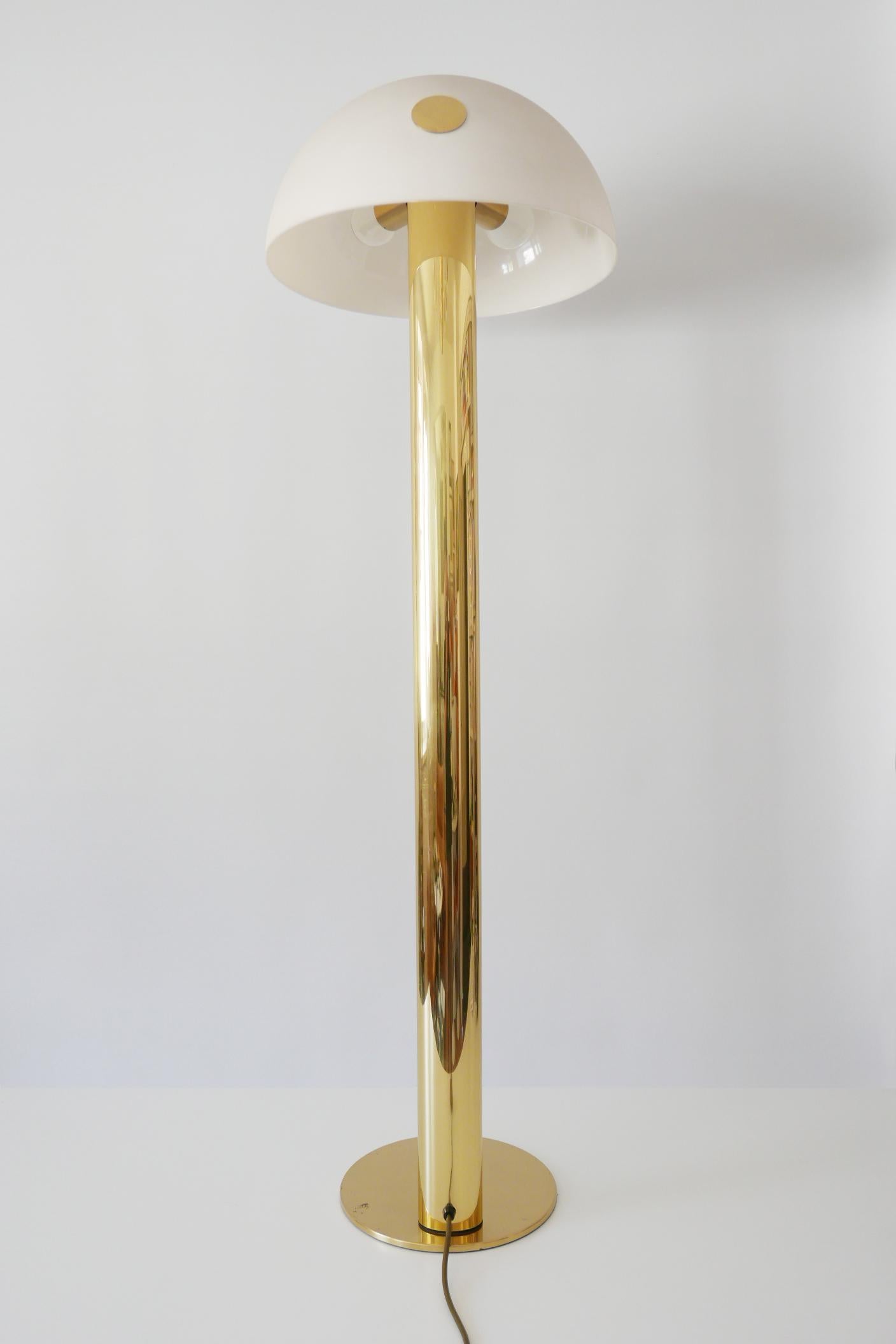 Elegant Mid-Century Modern Florian Schulz Floor Lamp 1970s Germany 2
