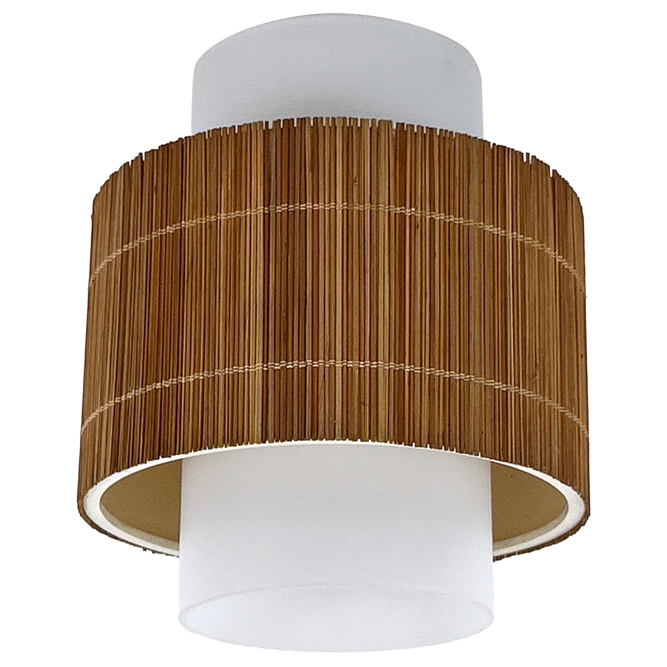 Elegant Mid-Century Modern Flush Mount or Ceiling Fixture Germany 1960s For Sale