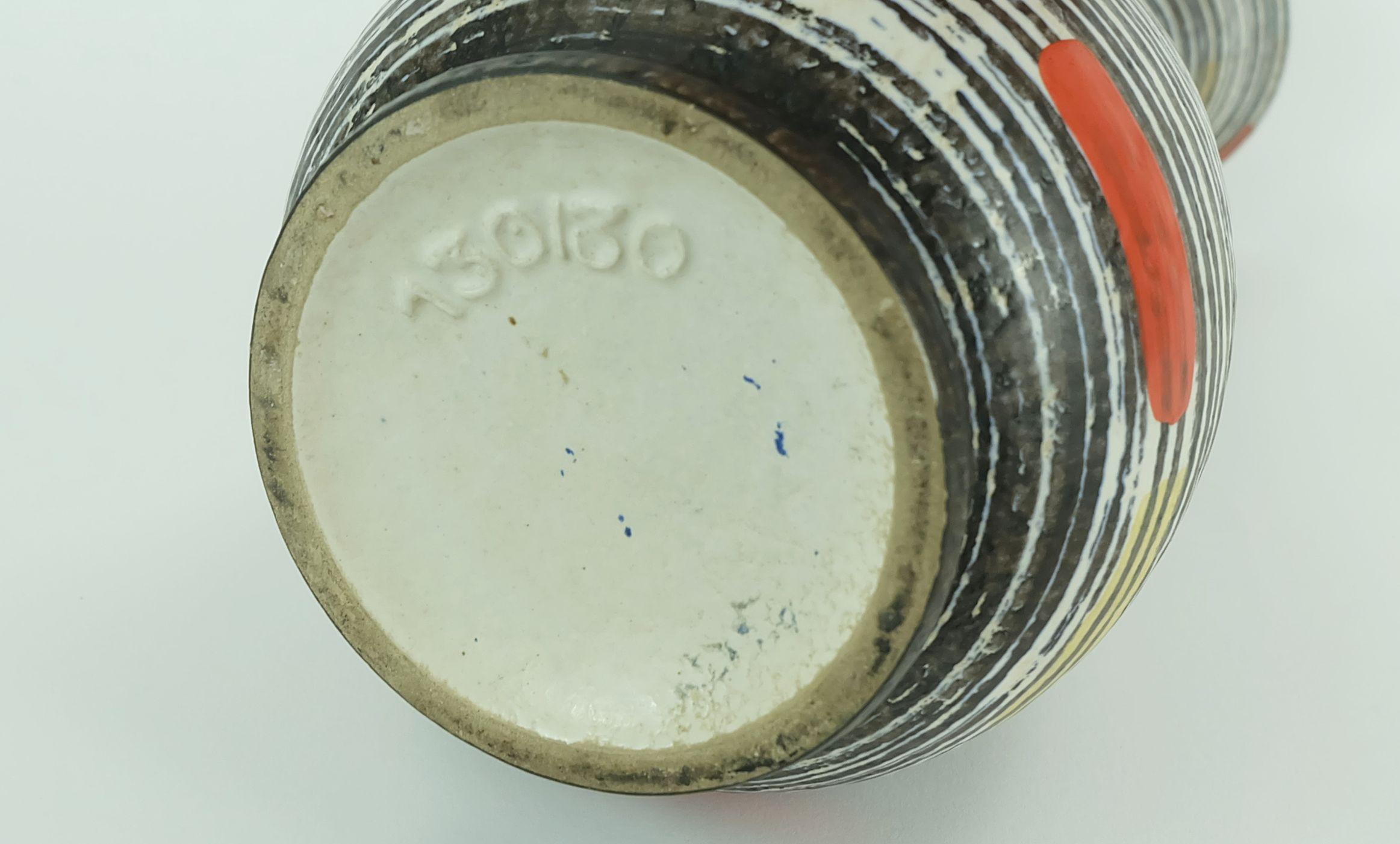 Elegante Vaso in ceramica Jasba di metà secolo moderno, inizio anni '60, modello 130/30 in vendita 2