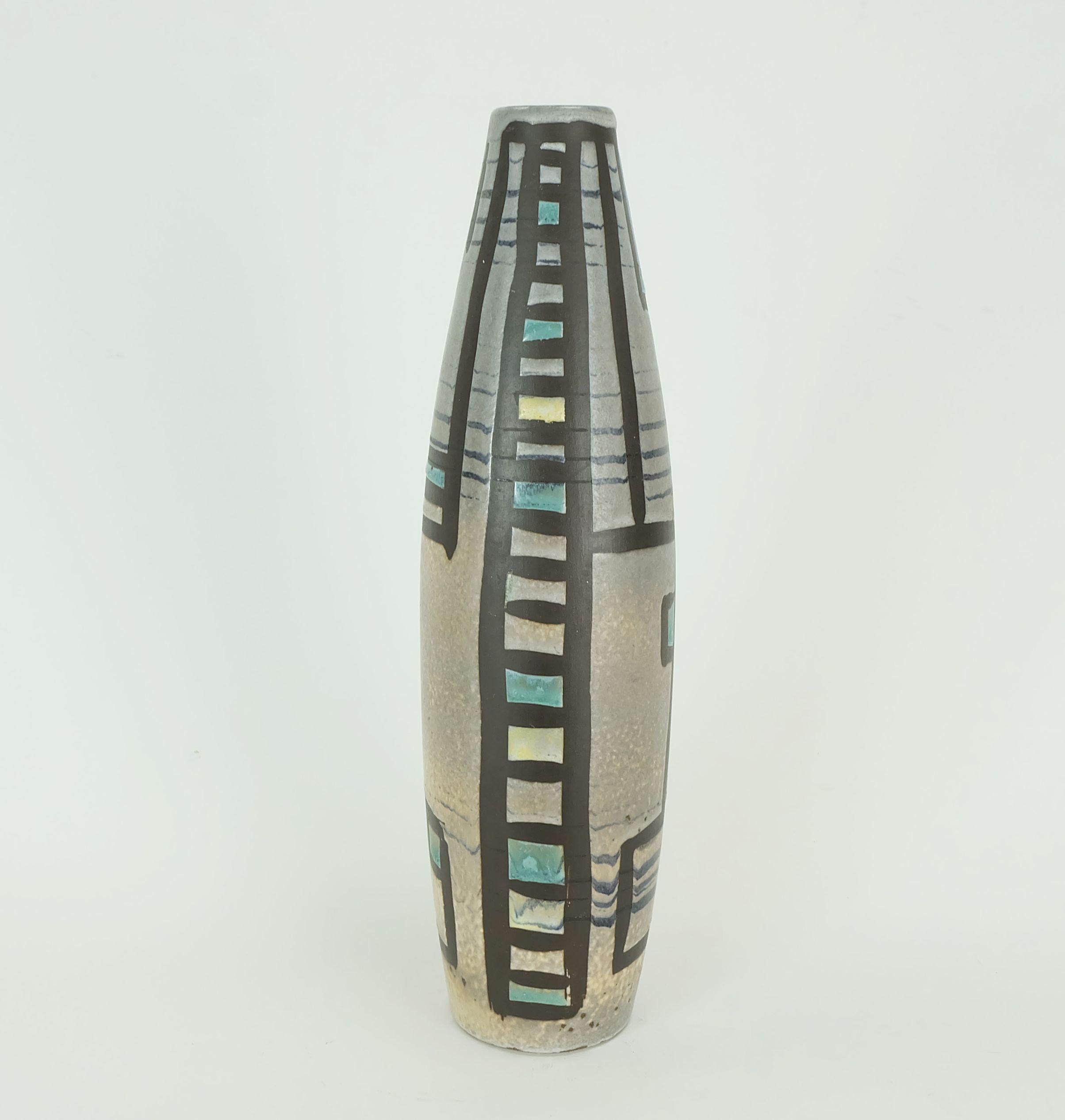 elegante Vaso in ceramica marei della fine degli anni '50, modello 123 32 In condizioni buone in vendita a Mannheim, DE