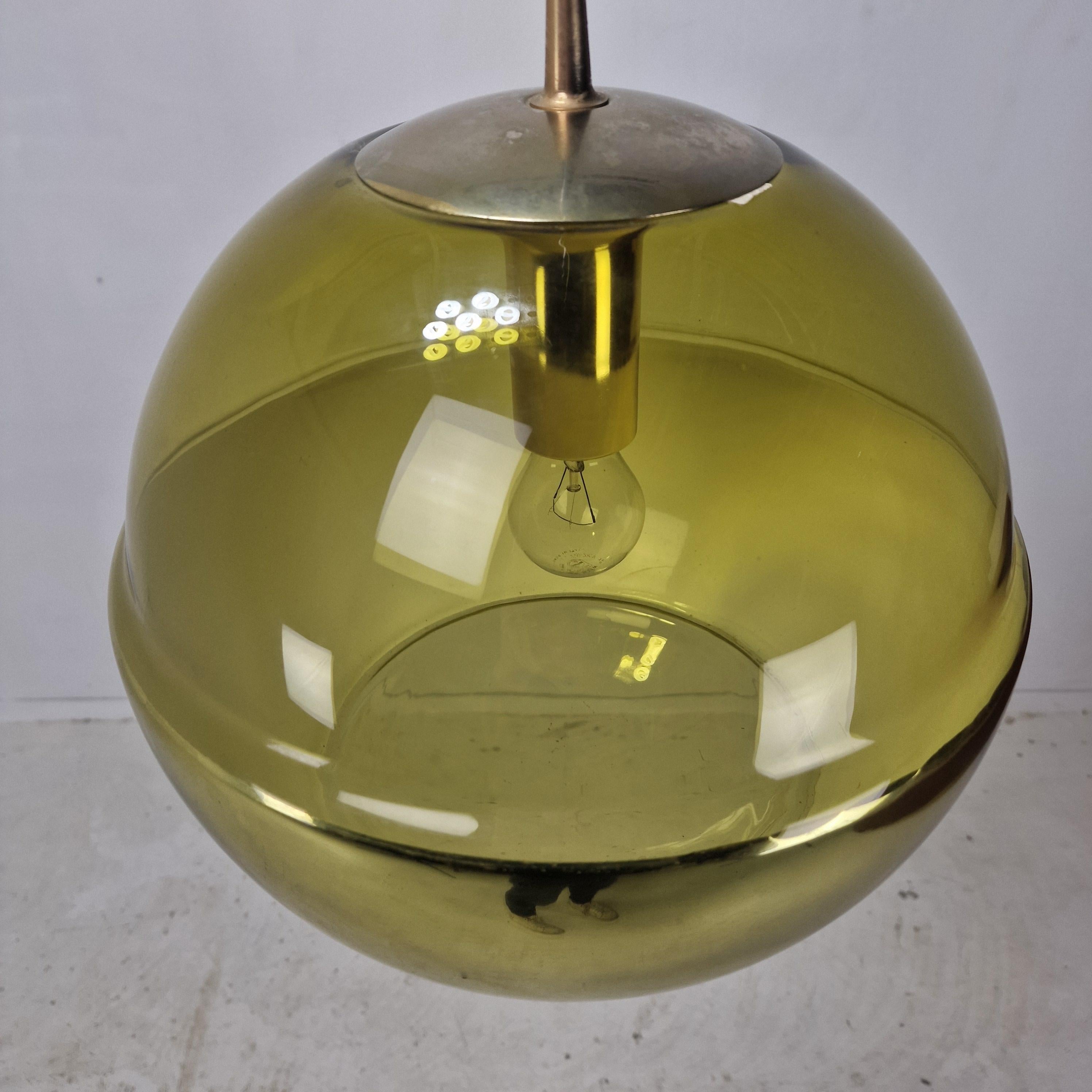 Elegant Mid-Century Modern Pendant by Peill & Putzler, Germany 1970's For Sale 6