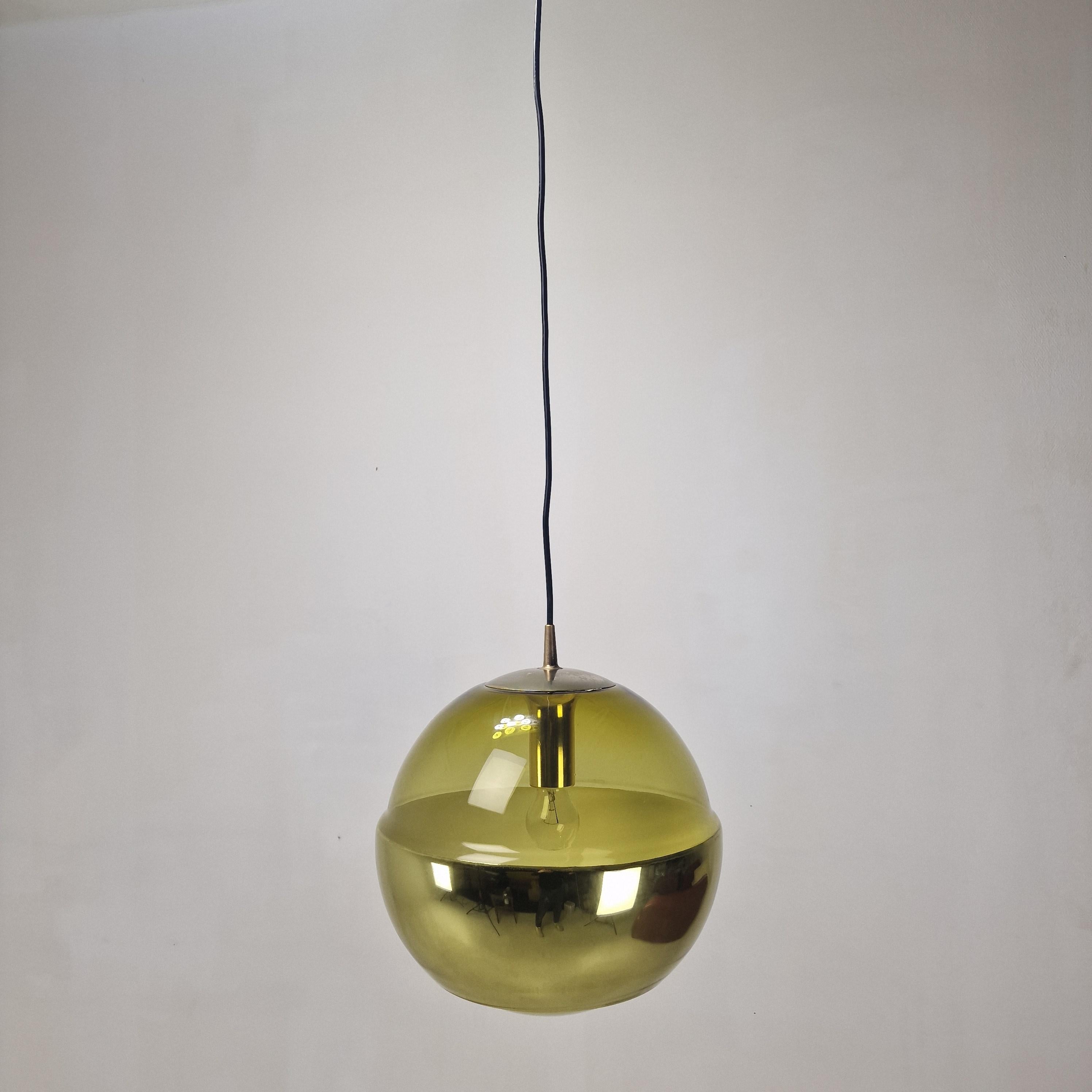 Late 20th Century Elegant Mid-Century Modern Pendant by Peill & Putzler, Germany 1970's For Sale
