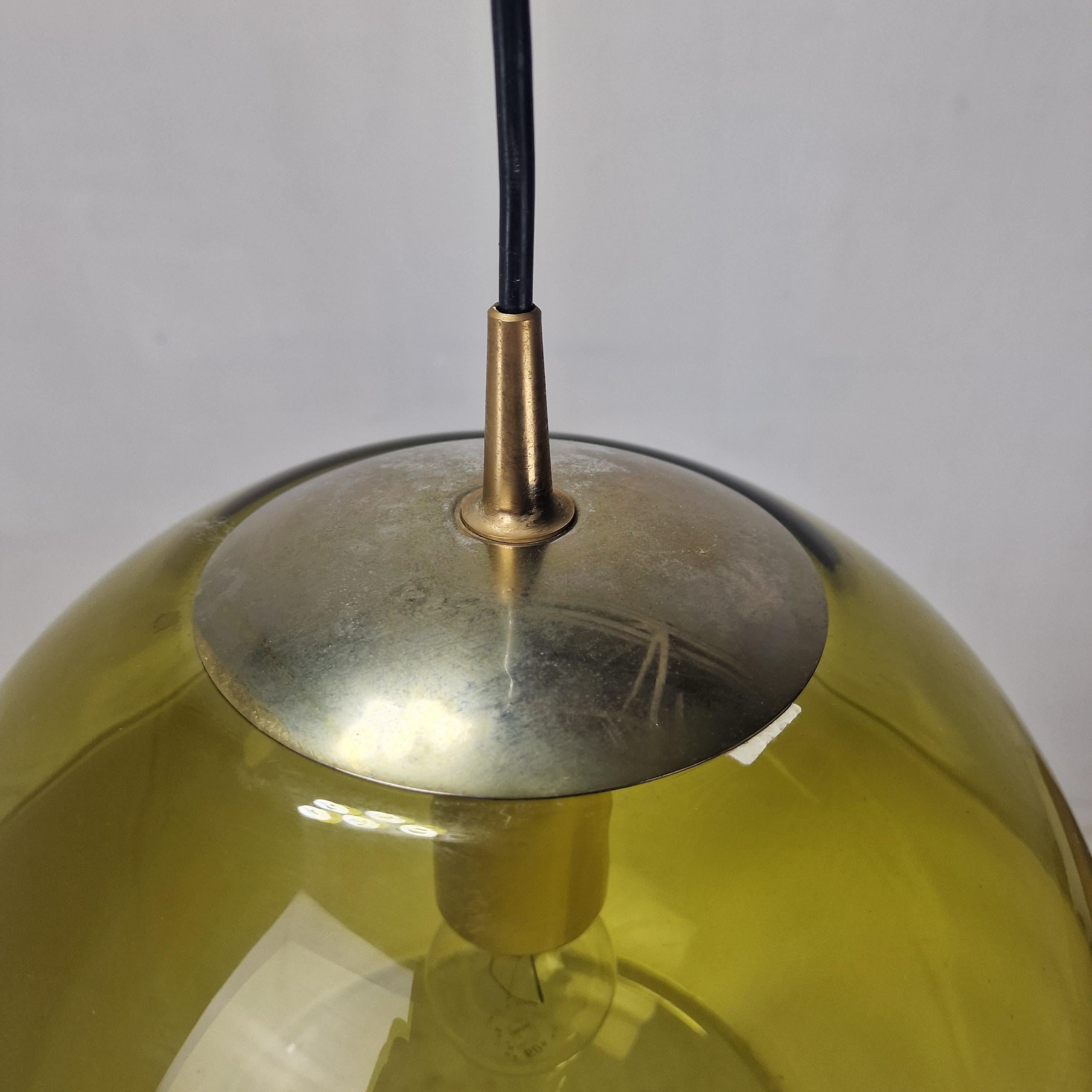 Elegant Mid-Century Modern Pendant by Peill & Putzler, Germany 1970's For Sale 3