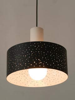 Elegant Mid-Century Modern Pendant Lamp by Ernest Igl for Hillebrand 1960s