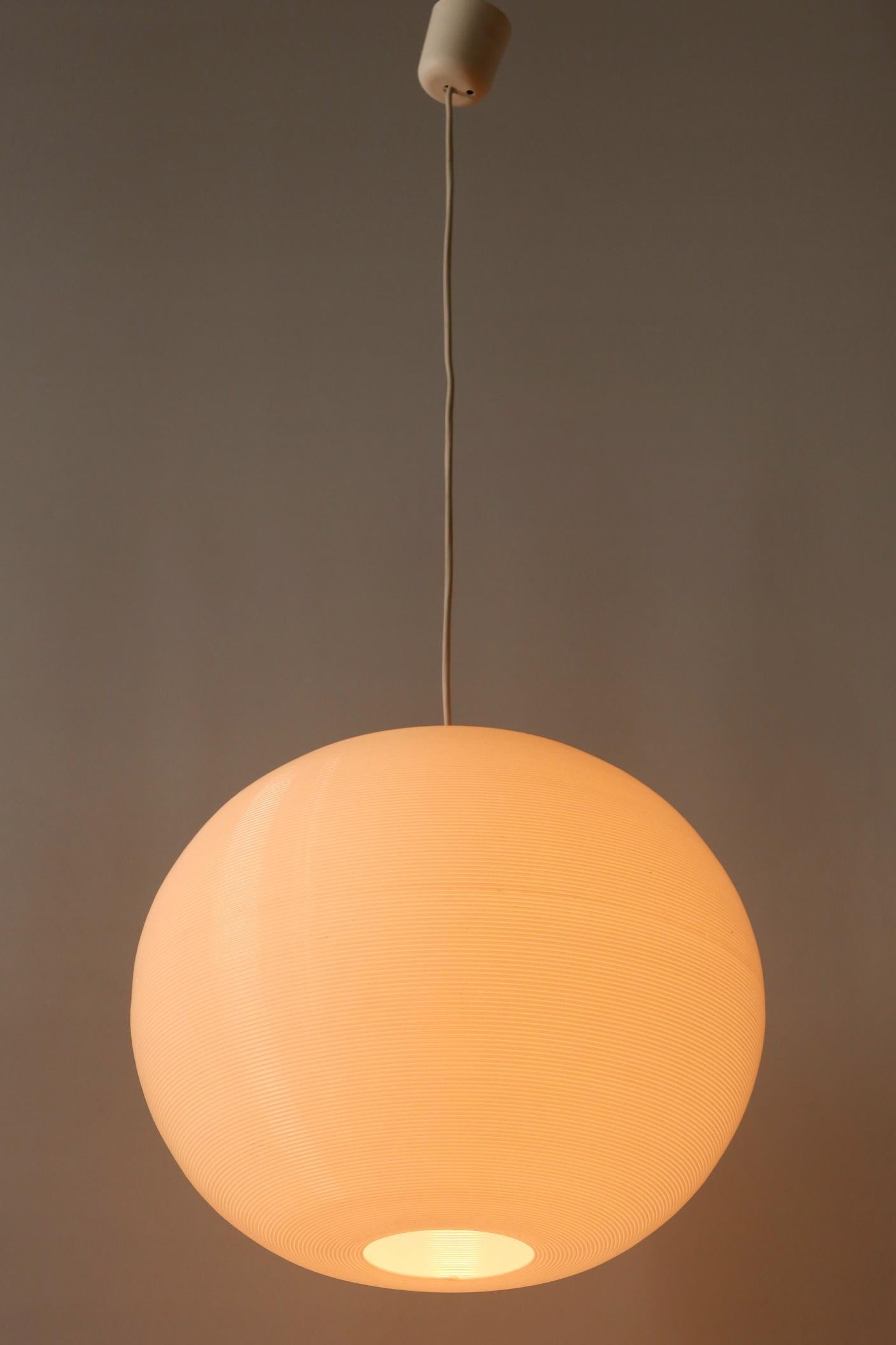 Elegant Mid-Century Modern Rotaflex Pendant Lamp by Yasha Heifetz, 1960s 2
