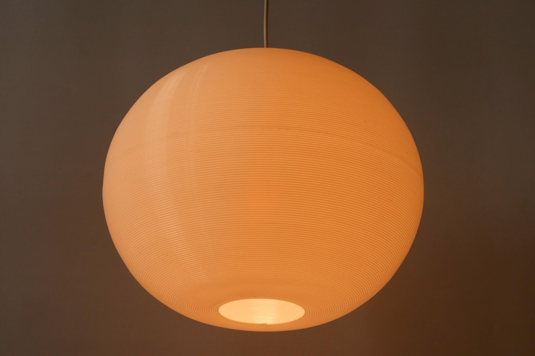 Elegant Mid-Century Modern Rotaflex Pendant Lamp by Yasha Heifetz, 1960s 5