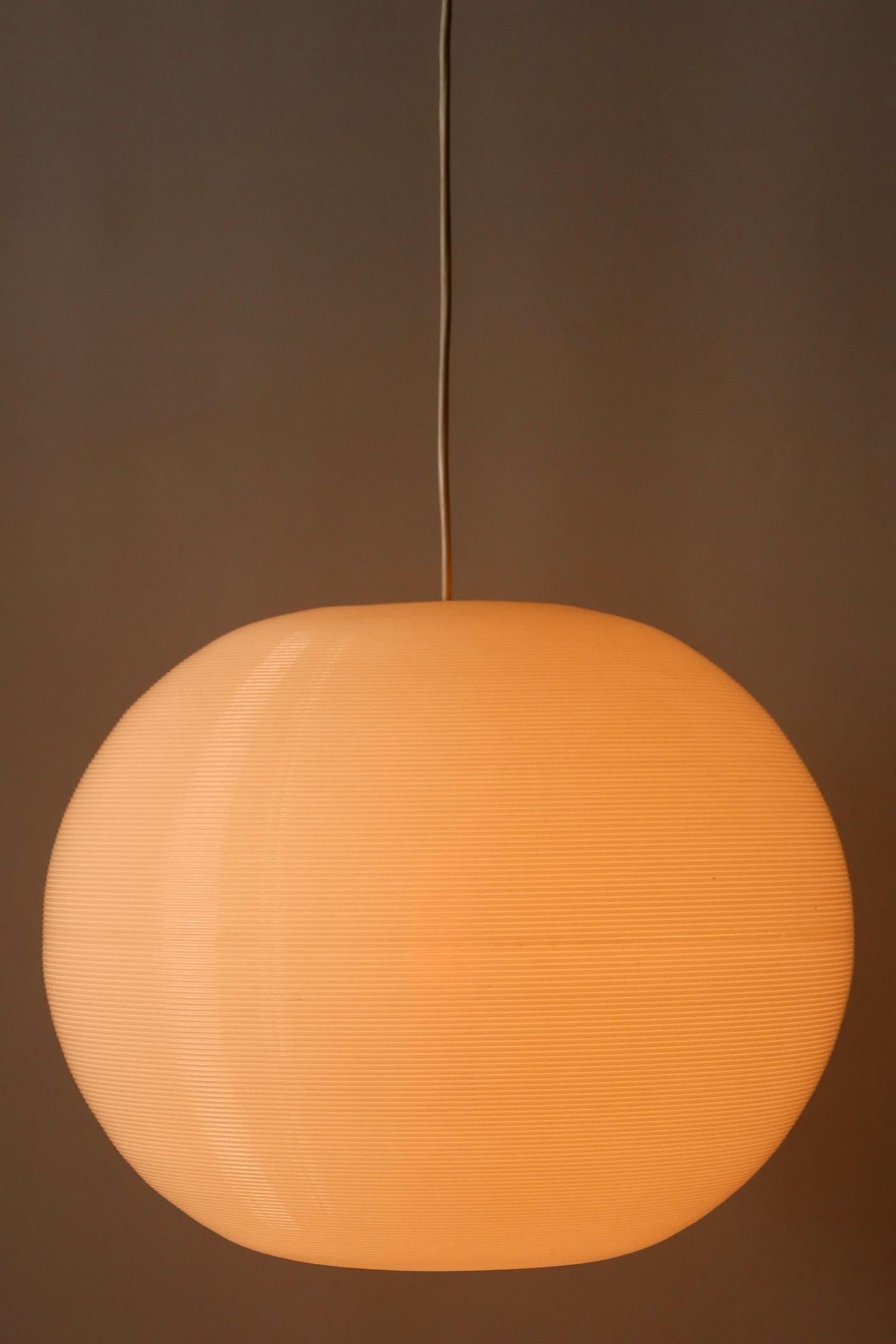 Elegant Mid-Century Modern Rotaflex Pendant Lamp by Yasha Heifetz, 1960s 8