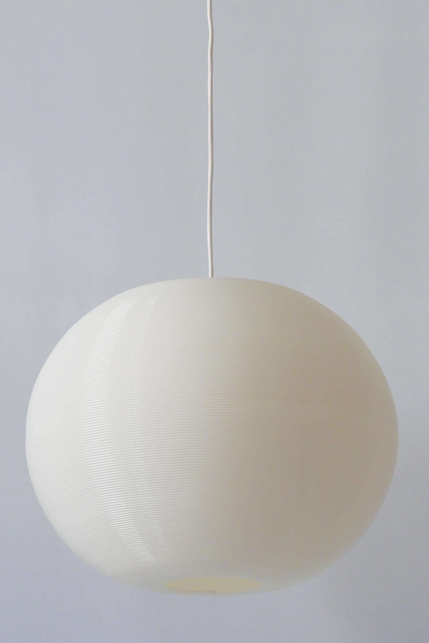 Elegant Mid-Century Modern Rotaflex Pendant Lamp by Yasha Heifetz, 1960s 10