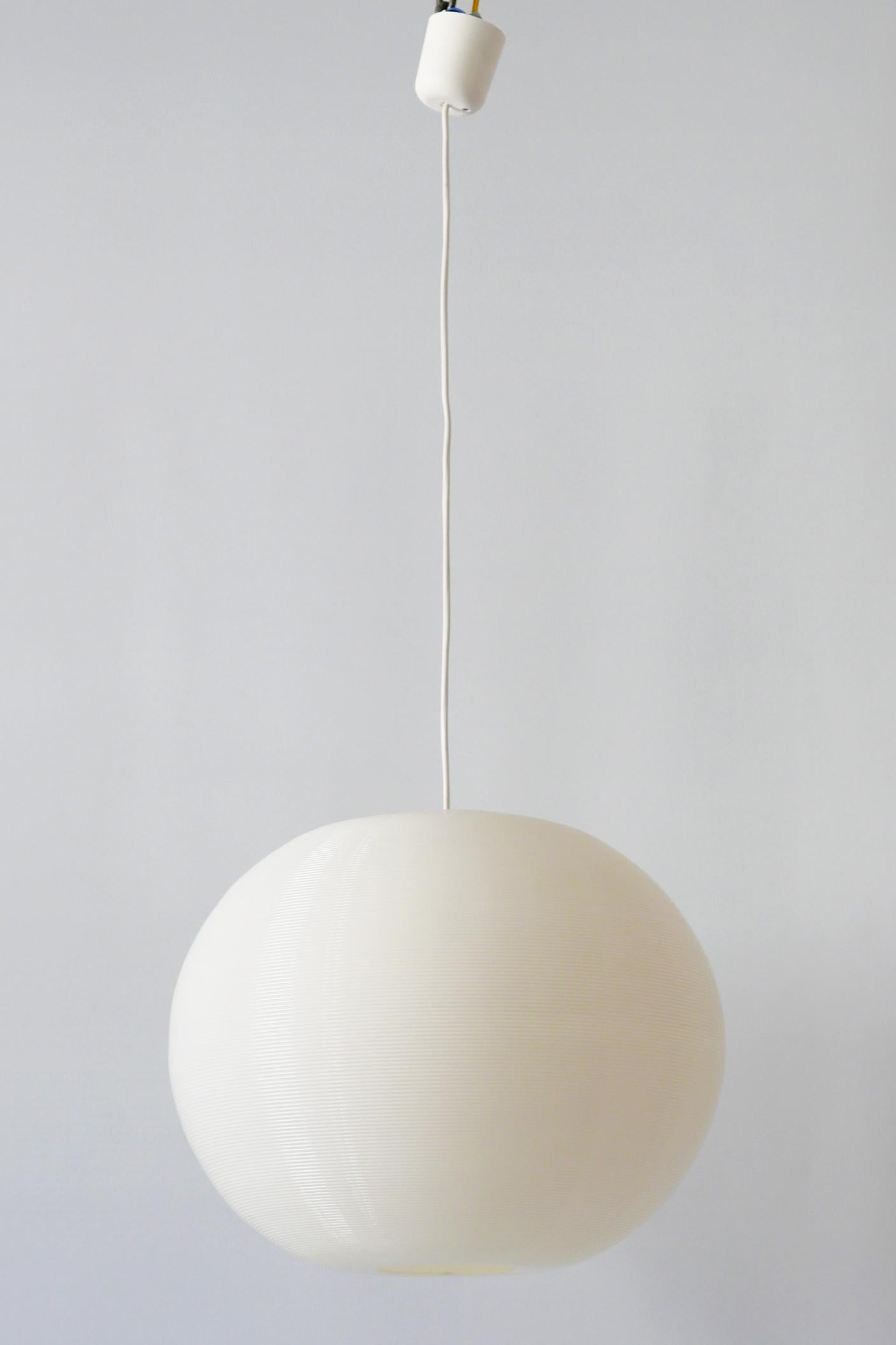 Plastic Elegant Mid-Century Modern Rotaflex Pendant Lamp by Yasha Heifetz, 1960s