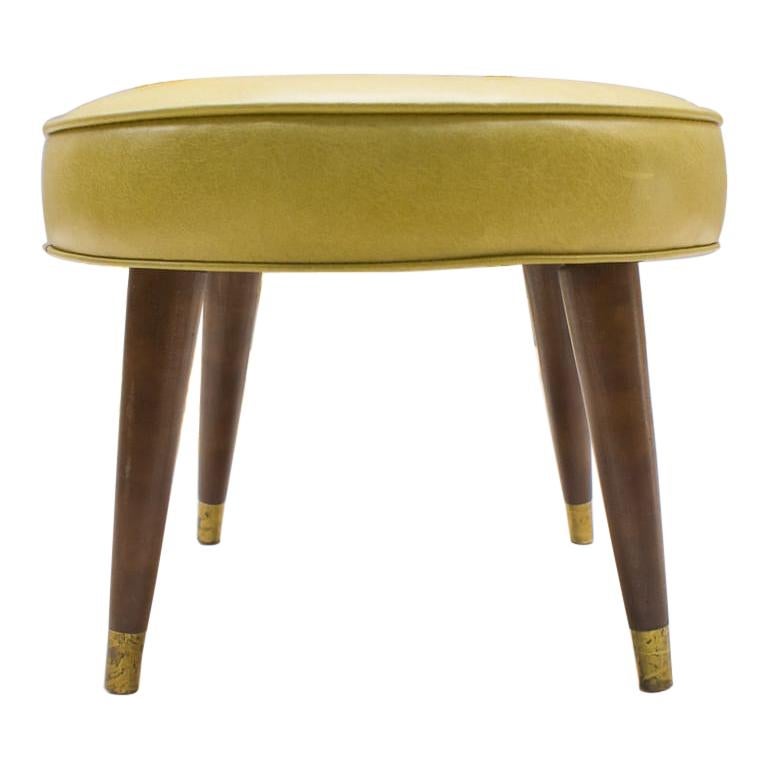 Elegant Mid Century Modern Stool Italy 1950s For Sale At 1stdibs