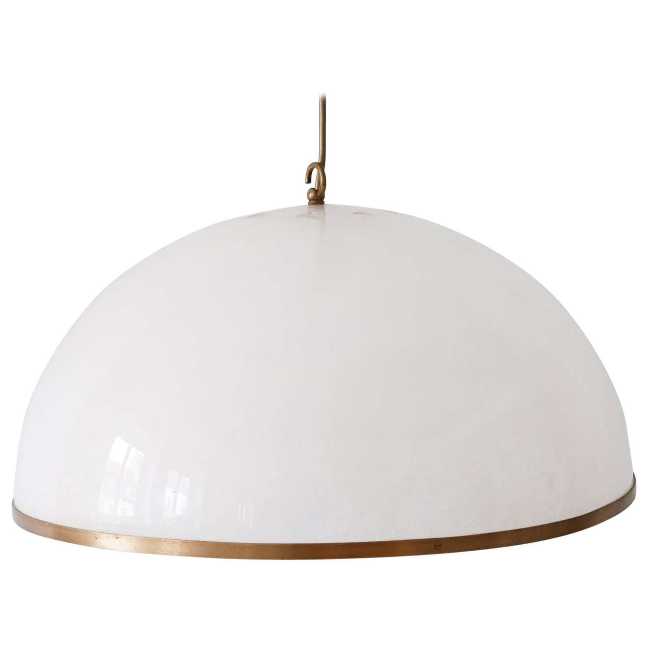 Elegant Mid-Century Modern Textured Lucite Pendant Lamp or Hanging ...