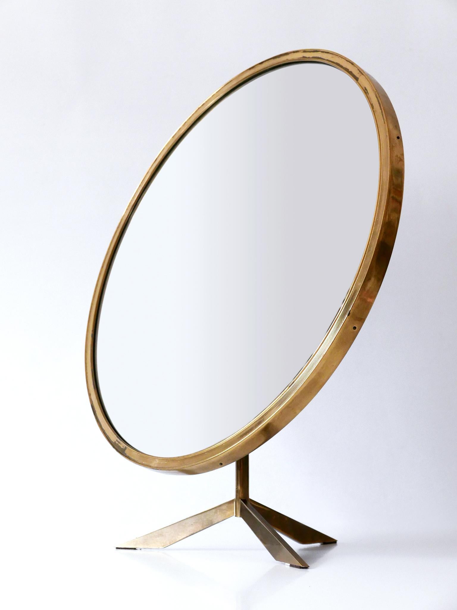 Elegant Mid-Century Modern Wall or Vanity Mirror by Zierform Germany 1950s For Sale 5