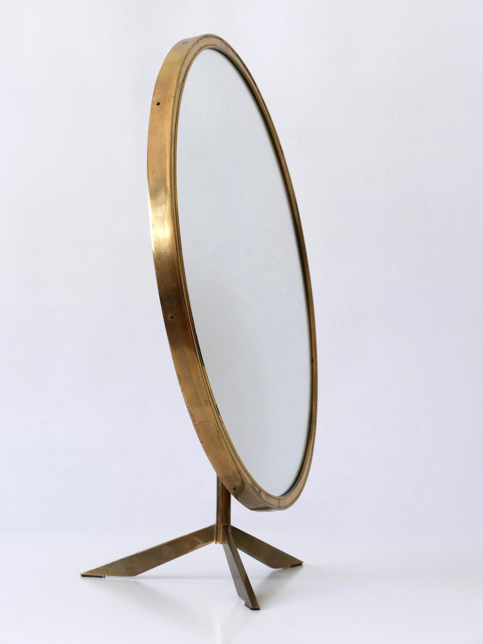 Elegant Mid-Century Modern Wall or Vanity Mirror by Zierform Germany 1950s For Sale 1