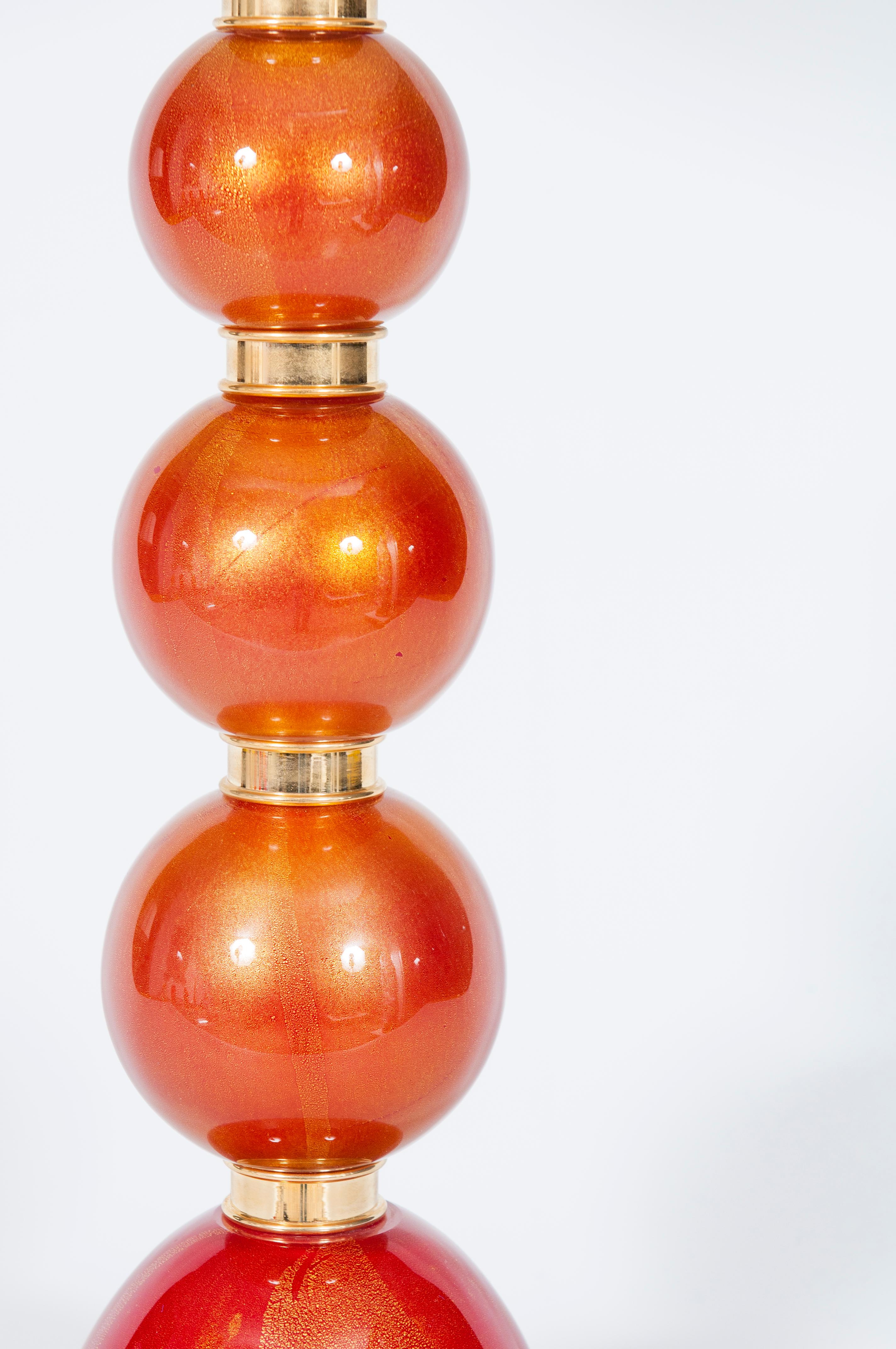 Elegante lampe de table en verre de Murano du milieu du siècle par Giovanni Dalla Fina Excellent état - En vente à Villaverla, IT