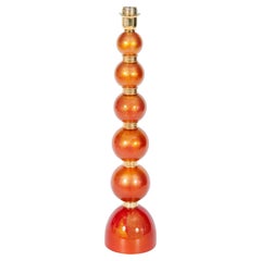 Elegante lampe de table en verre de Murano du milieu du siècle par Giovanni Dalla Fina