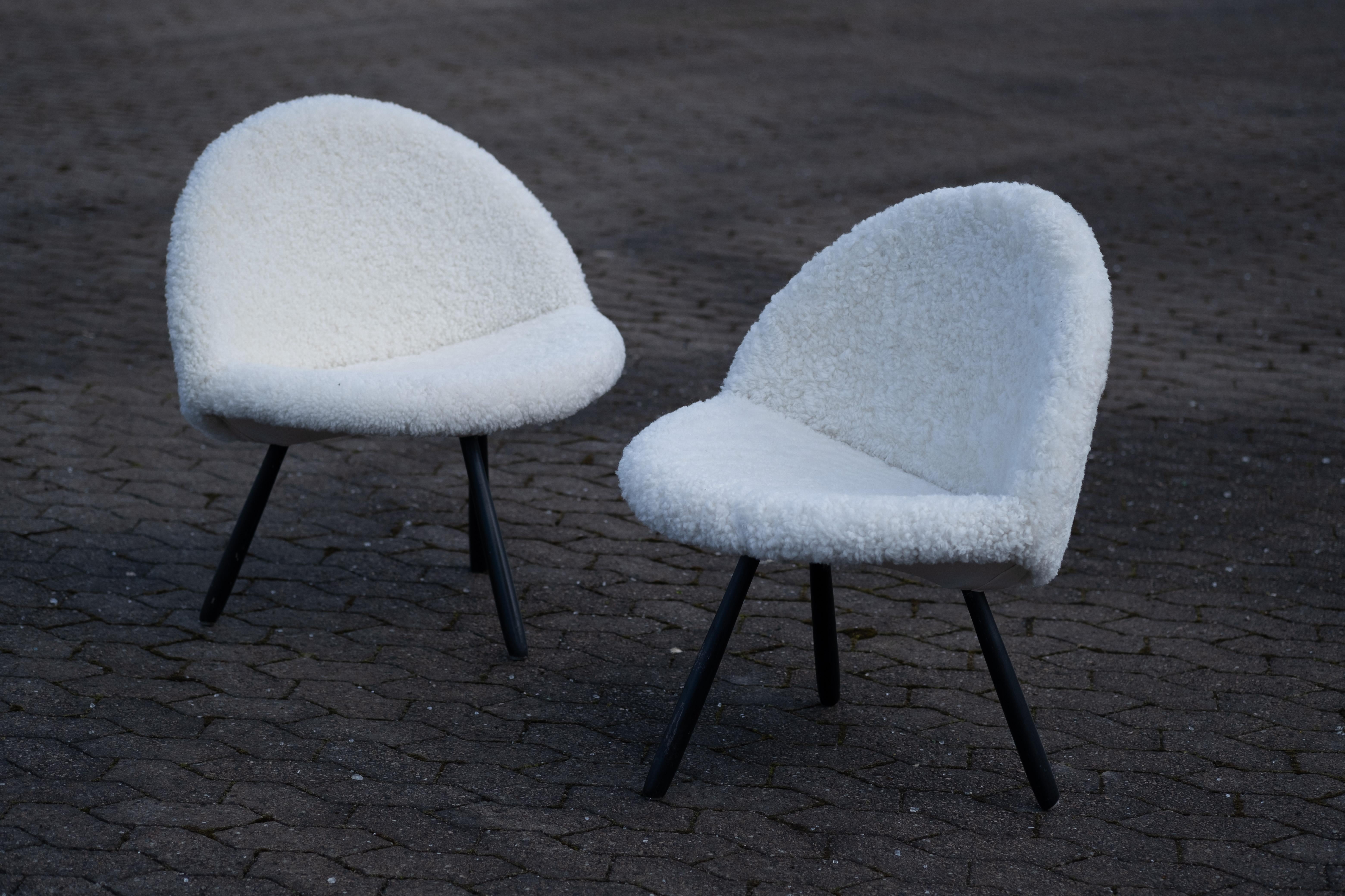 Elegant ensemble canapé et fauteuil du milieu du siècle, Danemark, années 1960 Bon état - En vente à Nørre Aaby, DK