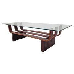 Elegante tavolino da caffè in teak del Mid-Century di James Brown per T.H. Brown. Marrone anni '70