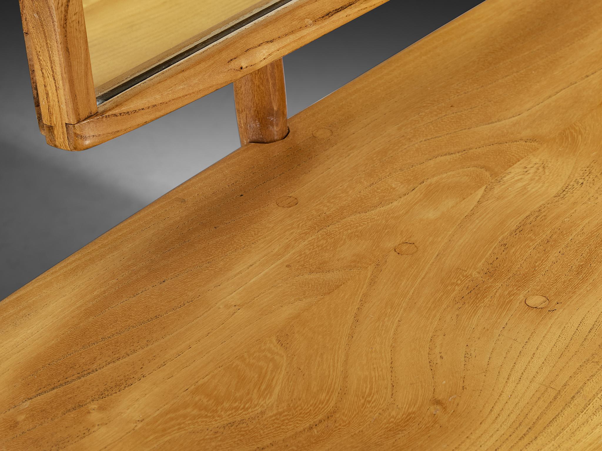 Eleganza del Vanity di metà secolo in Olmo e Wood in vendita 3