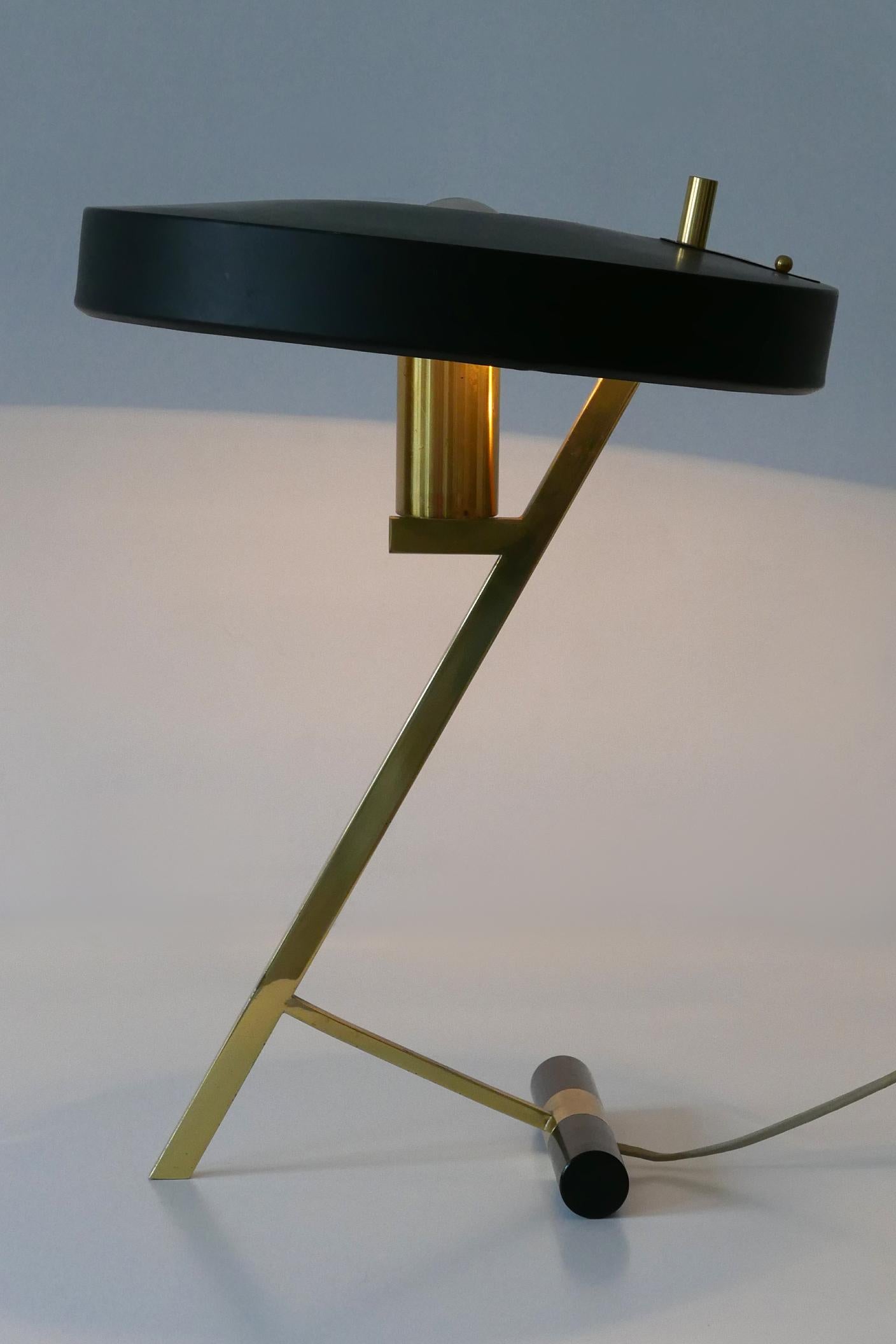 Elegante Z-Tischlampe oder Desk Light von Louis Kalff für Philips 1950er Jahre im Angebot 5