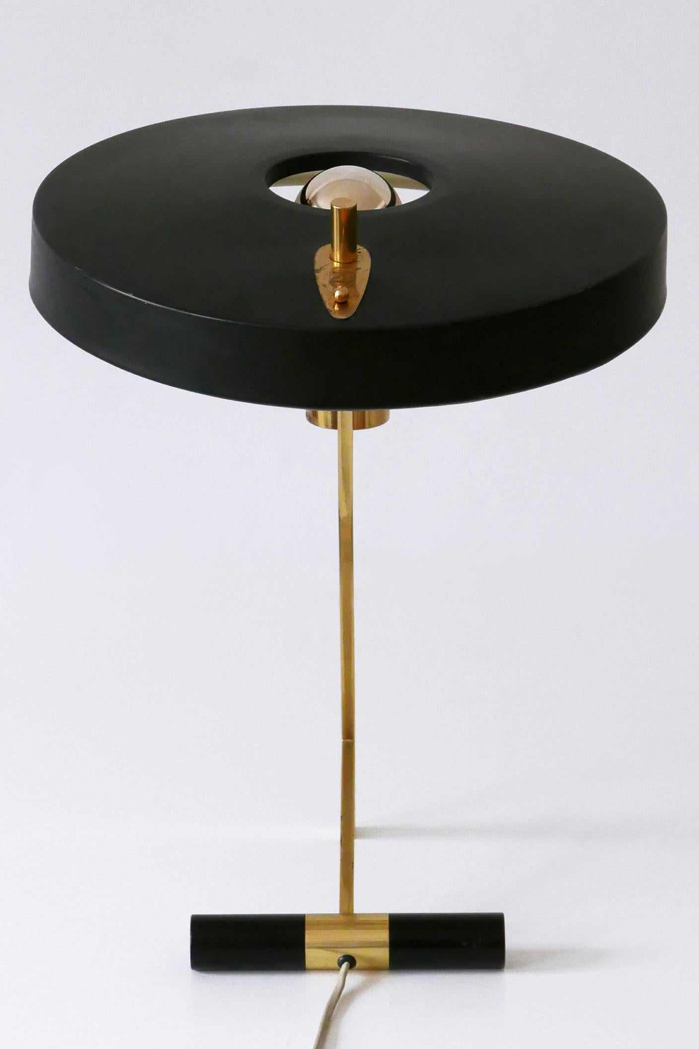 Elegante Z-Tischlampe oder Desk Light von Louis Kalff für Philips 1950er Jahre im Angebot 10