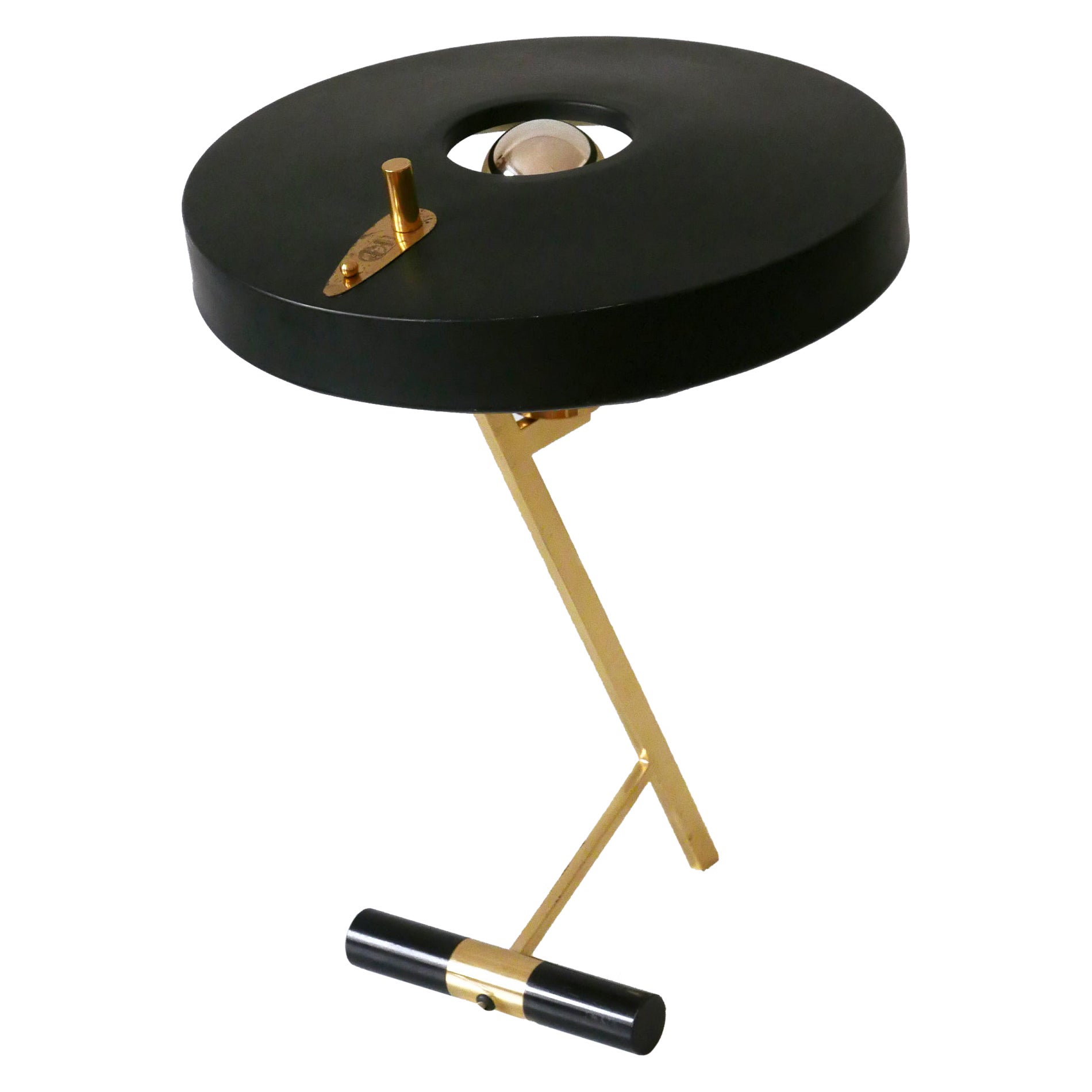 Elegant Mid-Century Z Table Lamp or Desk Light by Louis Kalff for Philips 1950s