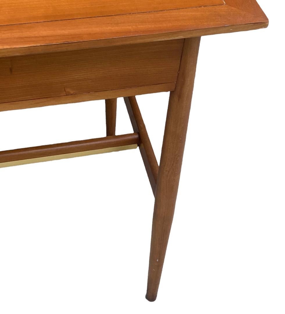 Elegant Drexel Sun Coast Midcentury Modern Desk in Walnut by Kipp Stewart 4