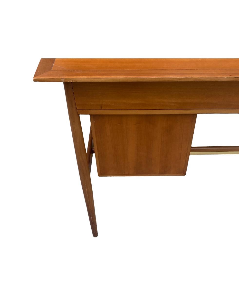 Elegant Drexel Sun Coast Midcentury Modern Desk in Walnut by Kipp Stewart 5