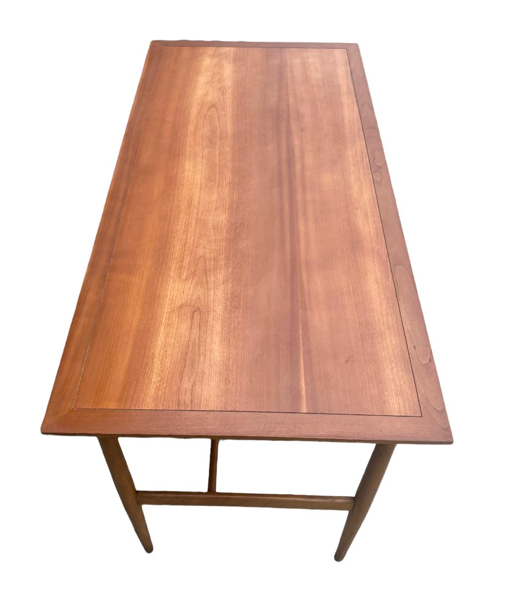 Elegant Drexel Sun Coast Midcentury Modern Desk in Walnut by Kipp Stewart 1