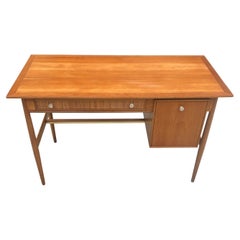 Elegant Midcentury Modern Desk in Walnut with Finished Back