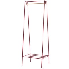 Elegant Minimal 'A' Clothes Rail with a Luxury Brass Pole (Barre en laiton de luxe)